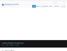 Tablet Screenshot of globalbizcounselling.com